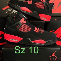 Air Jordan 4 Red Thunder Size 10 DS New