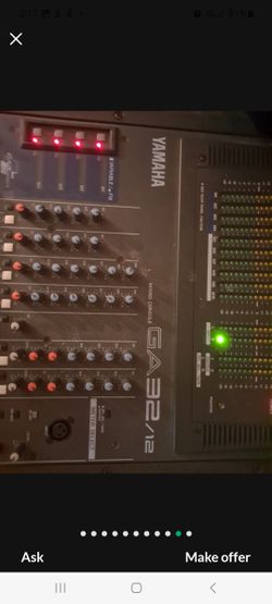 Yamaha GA 32/12 Mixer Console