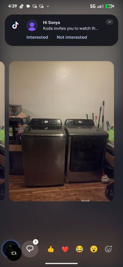 Samsung washer and dryer