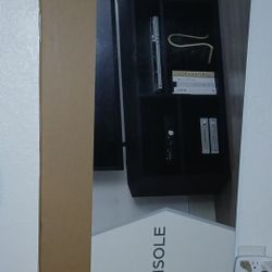 60" Black corner t v console brand new inbox