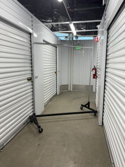 two uline heavy duty z racks