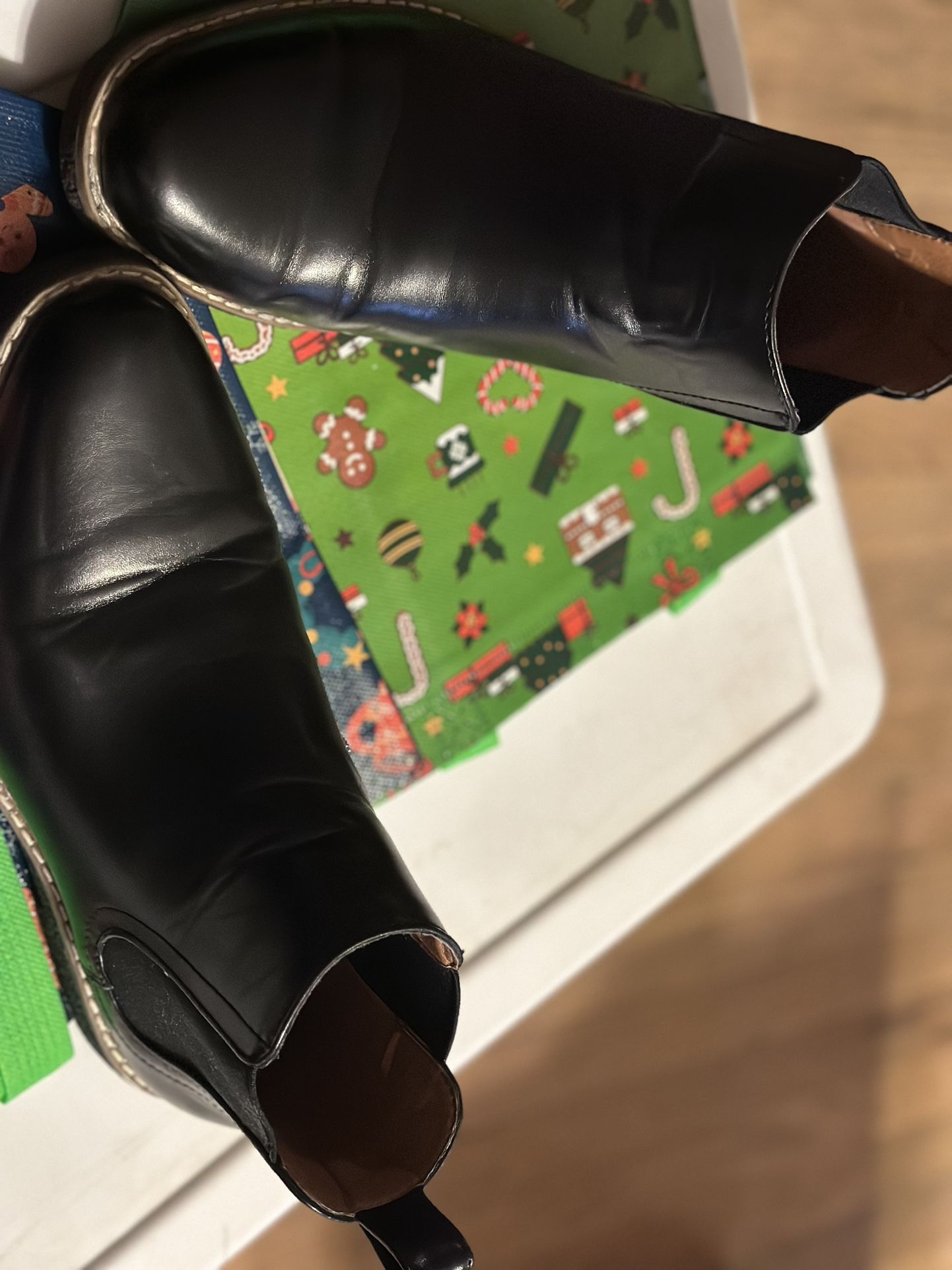 Stag  Black  Boots 