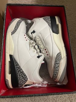 Jordan 3 White Cement Size 10