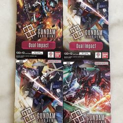 Gundam The Card Game: Dual Impact Booster Packs (set of 4)