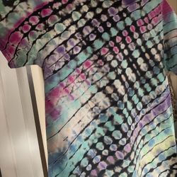 Gildan Reverse Tie Dye Shirt Medium Hand Made!