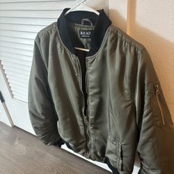 Green Bomber Jacket 