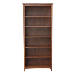 aspatria bookcase in espresso by highland dunes