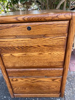 Vintage wood night stand.