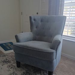 Blue Accent Chair 