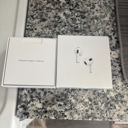 apple white airpod gen 3