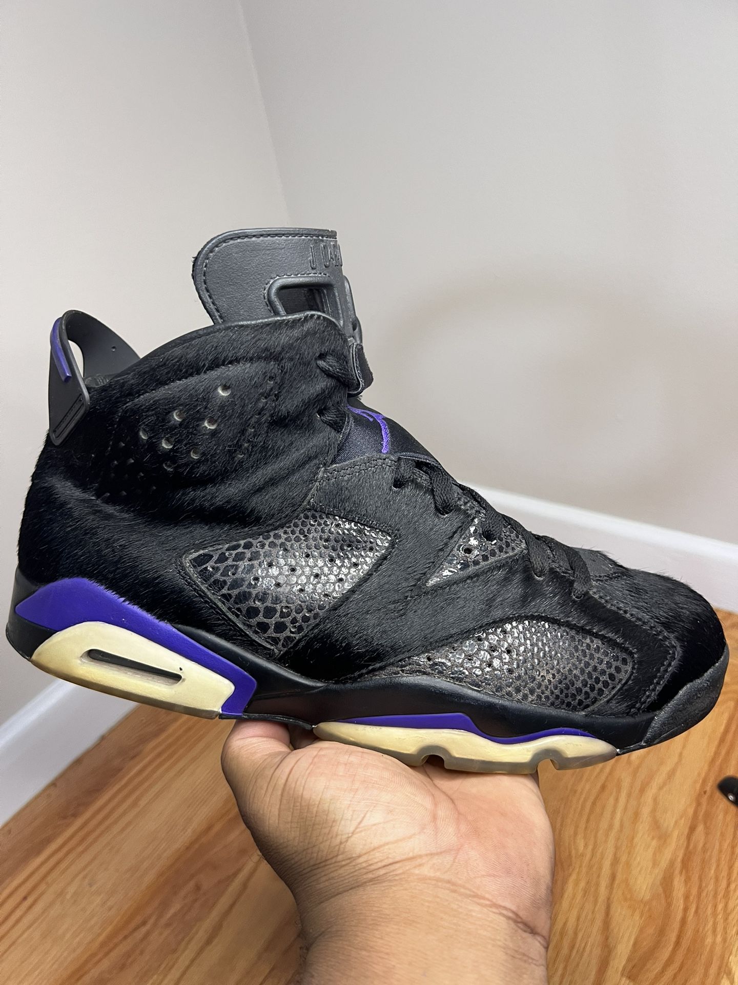 Social Status x Air Jordan 6 Retro “Pony Hair” AR2257 005 Size 11M
