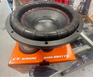Concept CT-12600 12" 600W Car Subwoofer