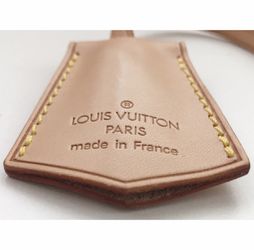 LOUIS VUITTON Vachetta Clochette Key Bell Holder 896393