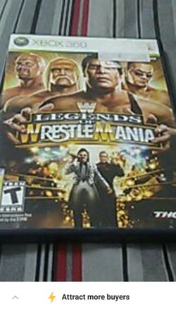 WWE wrestle mania game for Xbox 360