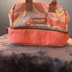Coral Emma & Chloe Lunch Bag