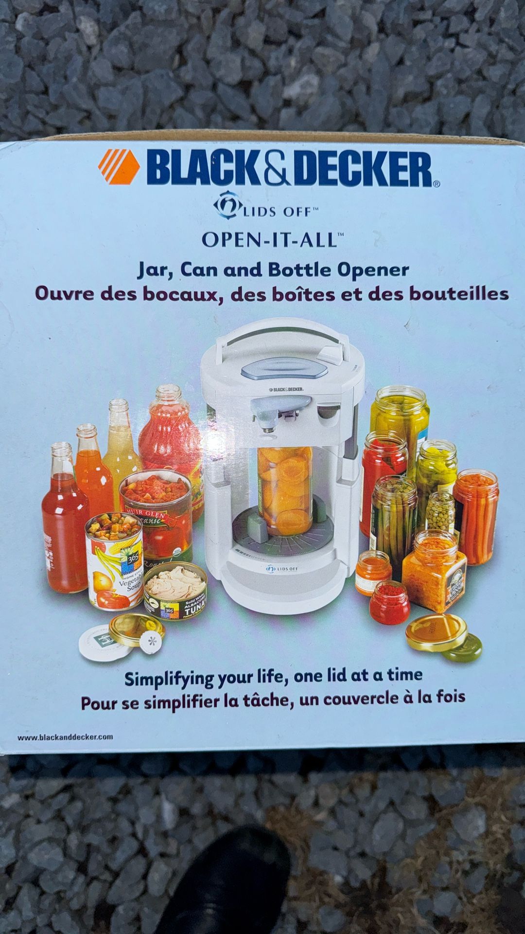 Black & Decker Jar Can And Bottles Opener
