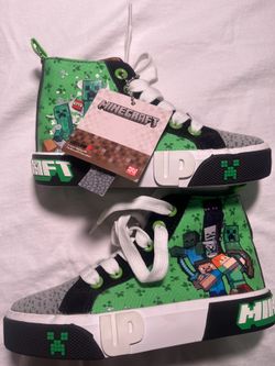 Minecraft boy shoes