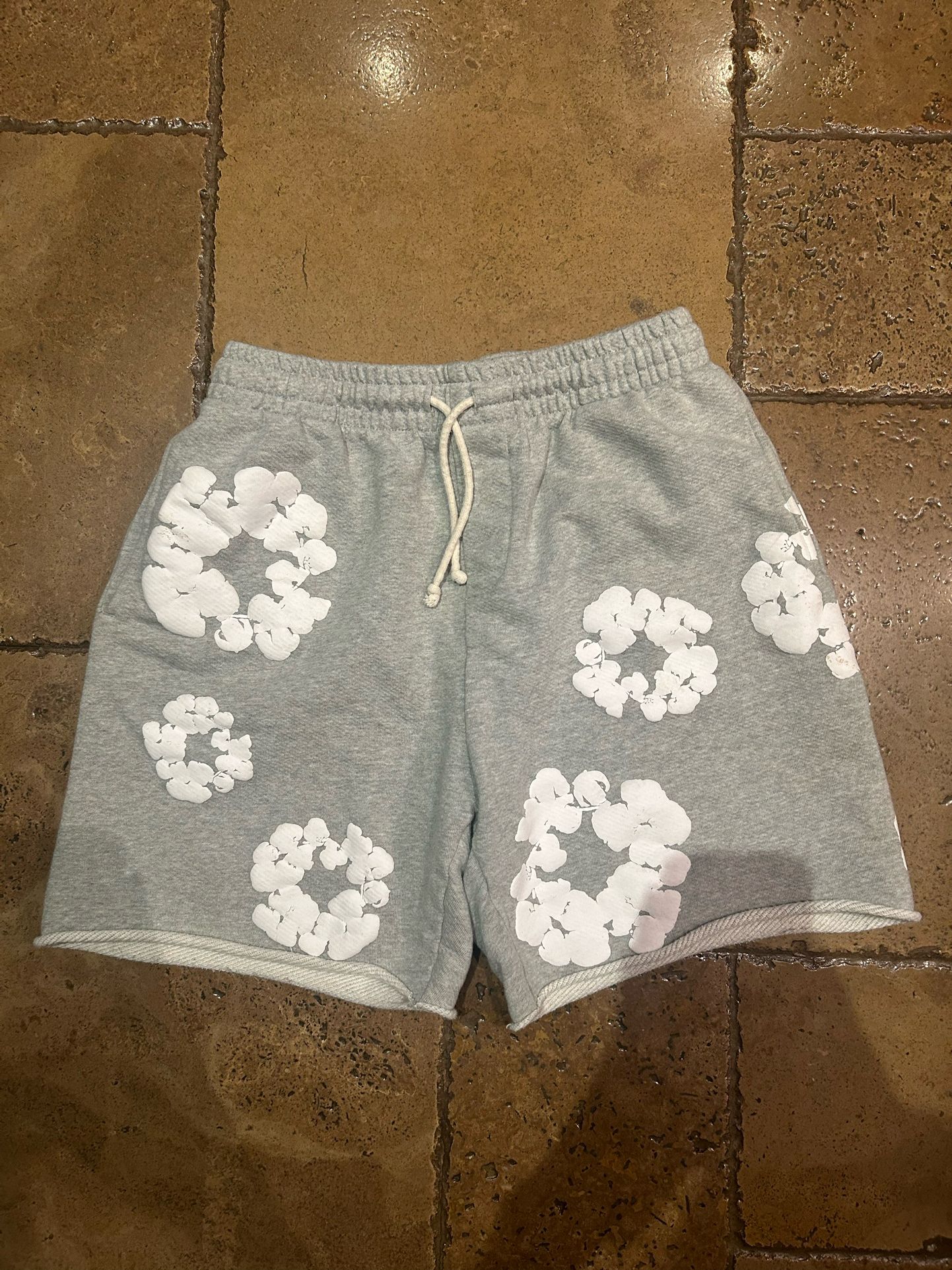 Grey denim Tears shorts