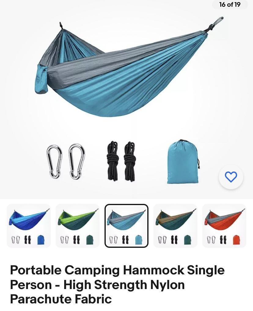New Dual Blue Hammock