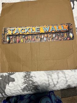 Fishing tackle wall decor
