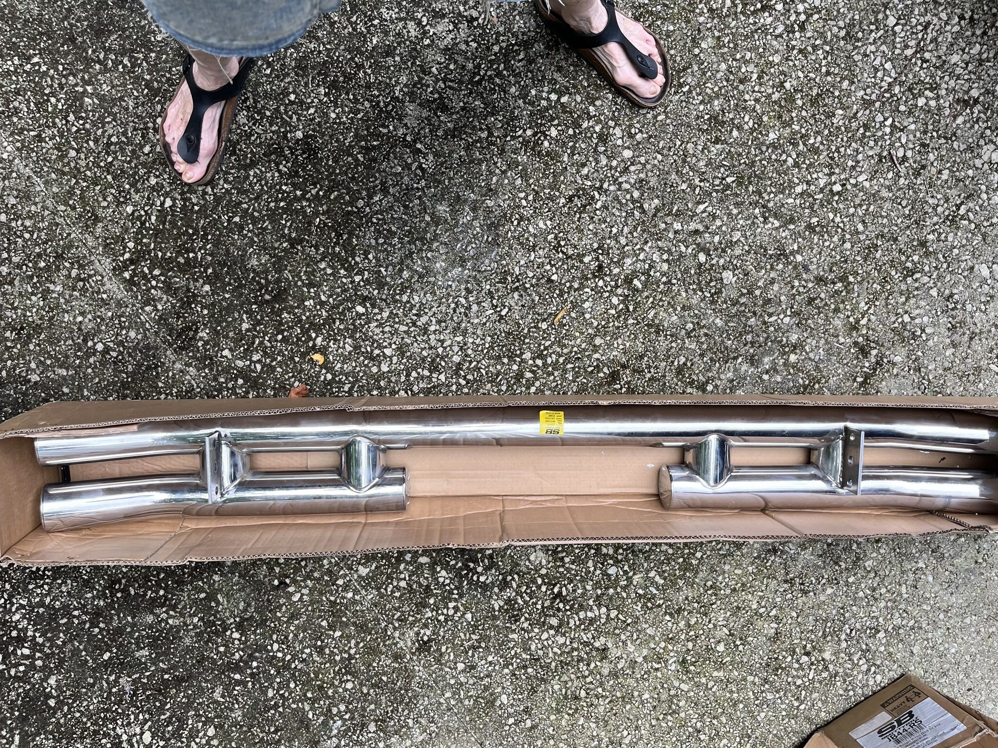 Smittybilt  Chrome Back Bumper TJ. Brand New