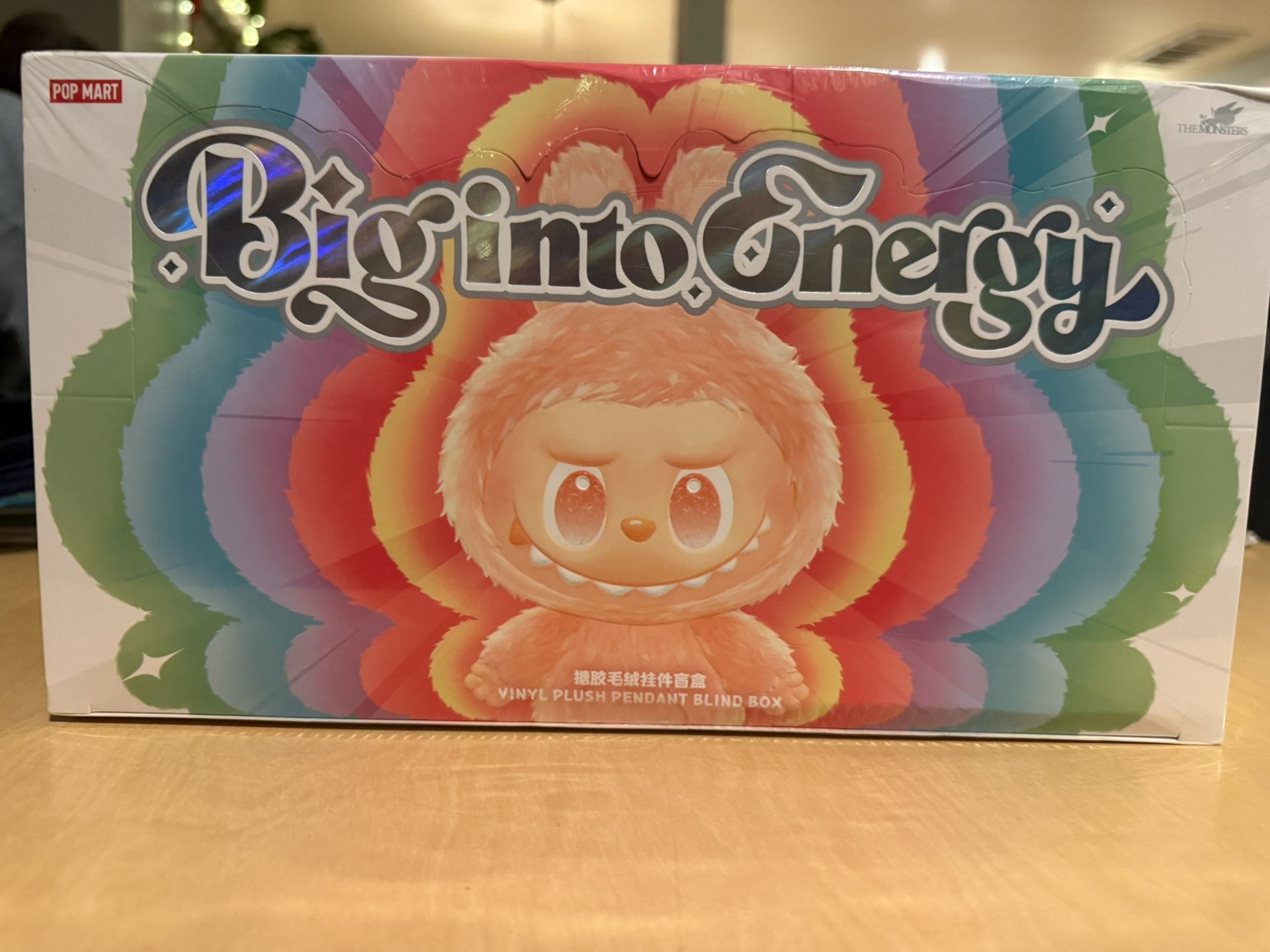 6pk Labubu Big Into Energy Vinyl Plush Pendant Blind Box 