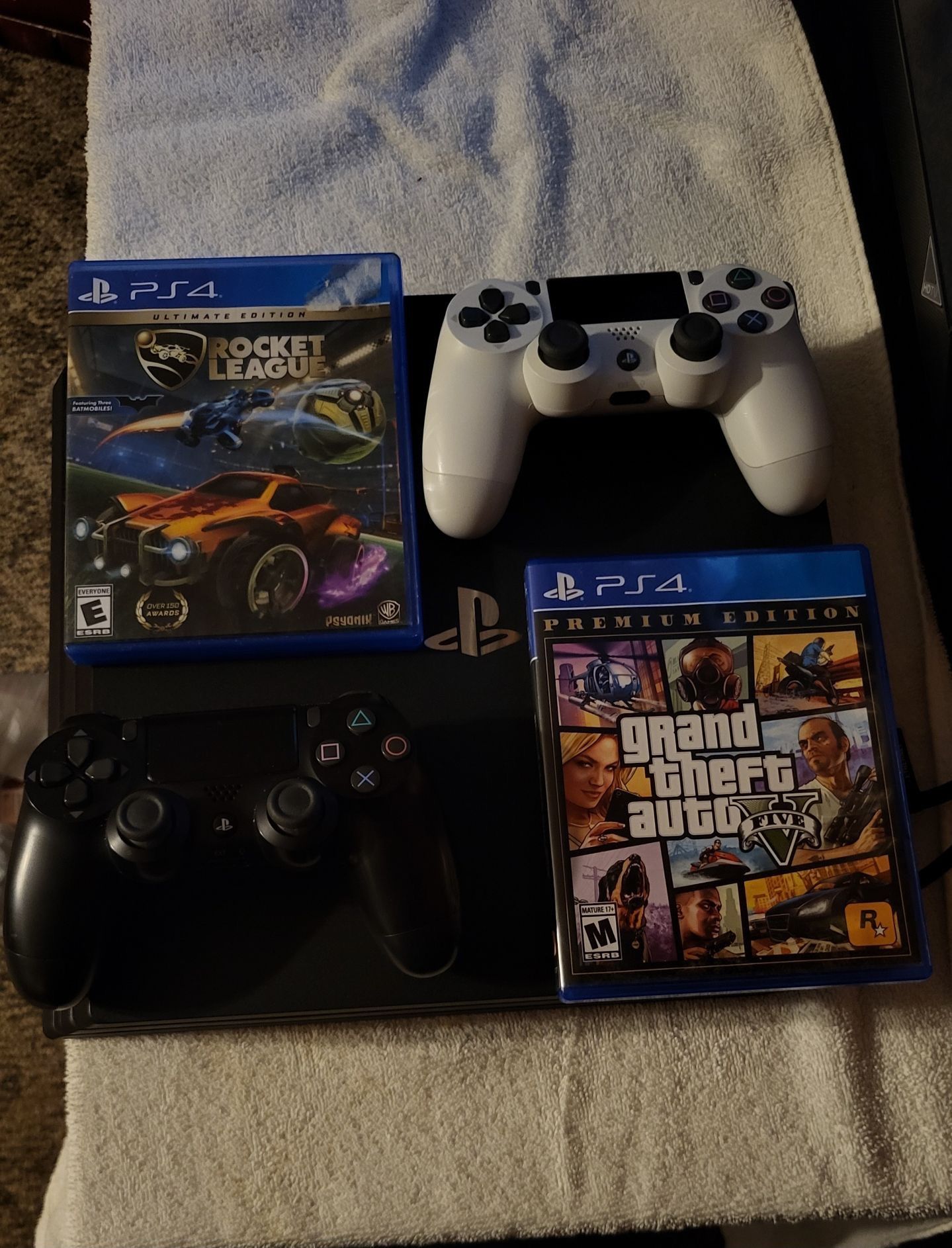 Ps4 Pro Bundle Controllers And Games