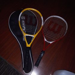 Two Wilson Tennis Rackets 