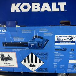 Kobalts 40-Volt Max Lithium Ion 480-CFM Cordless Electric Leaf Blower (3.0 ah Battery and Charger Included)