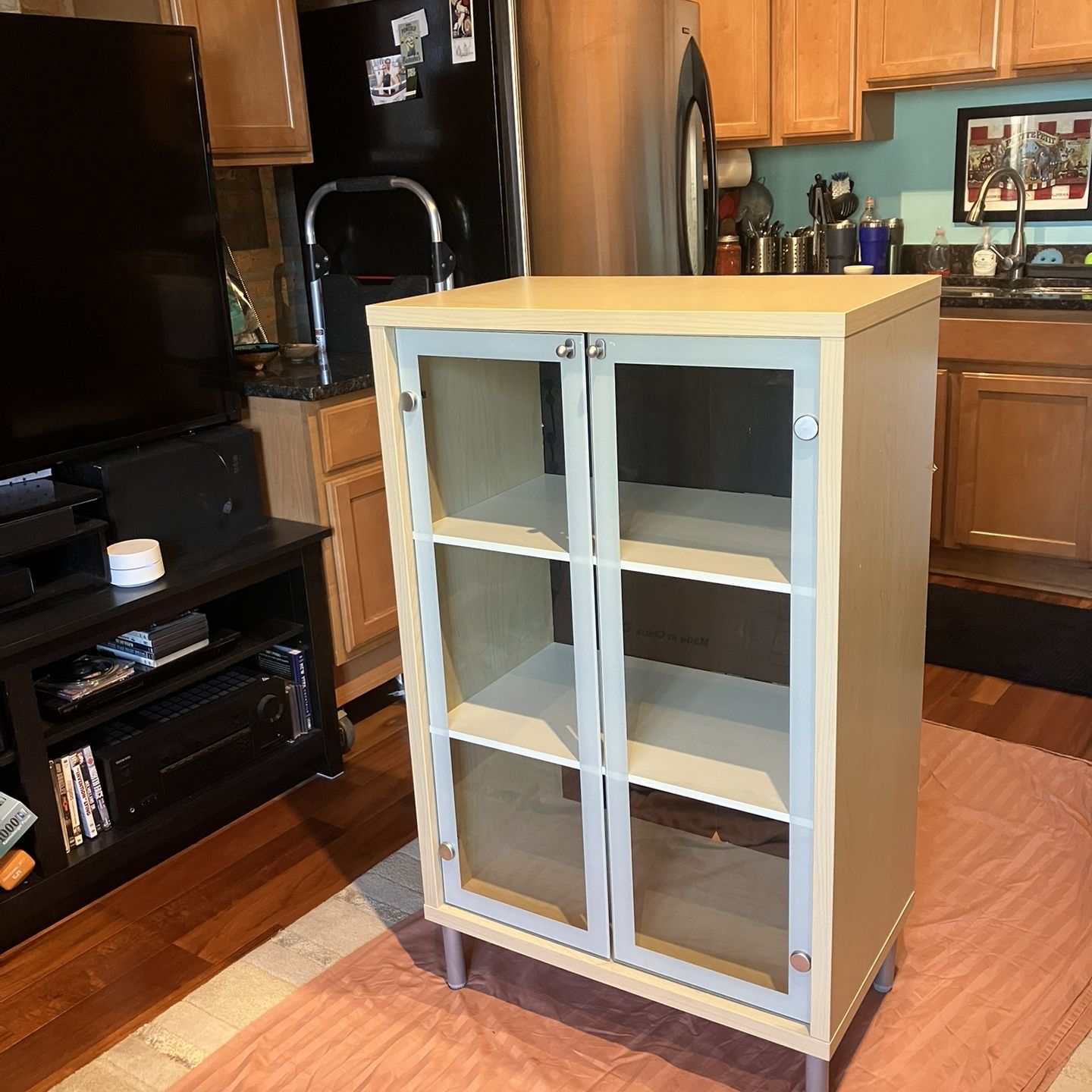 IKEA Magiker Display Cabinet with Glass Doors Still Avail. Oct 2025! for Sale in Chicago, IL