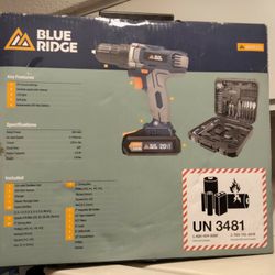 Drill / Drive Blue Ridge BR2812U And Accesory Kit $55 For Both