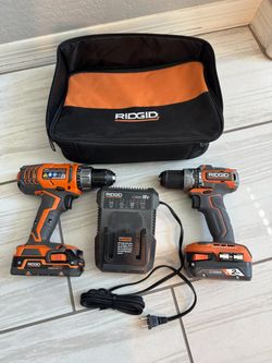 RIDGID 18V Drill & Driver Combo Kit