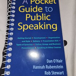 A Pocket Guide To Puplic Speaking