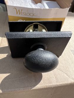 Weslock Hammered Bronze Door Knob