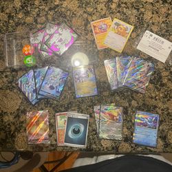 Pokèmon Cards + Card Holder (80% Off Market Price)