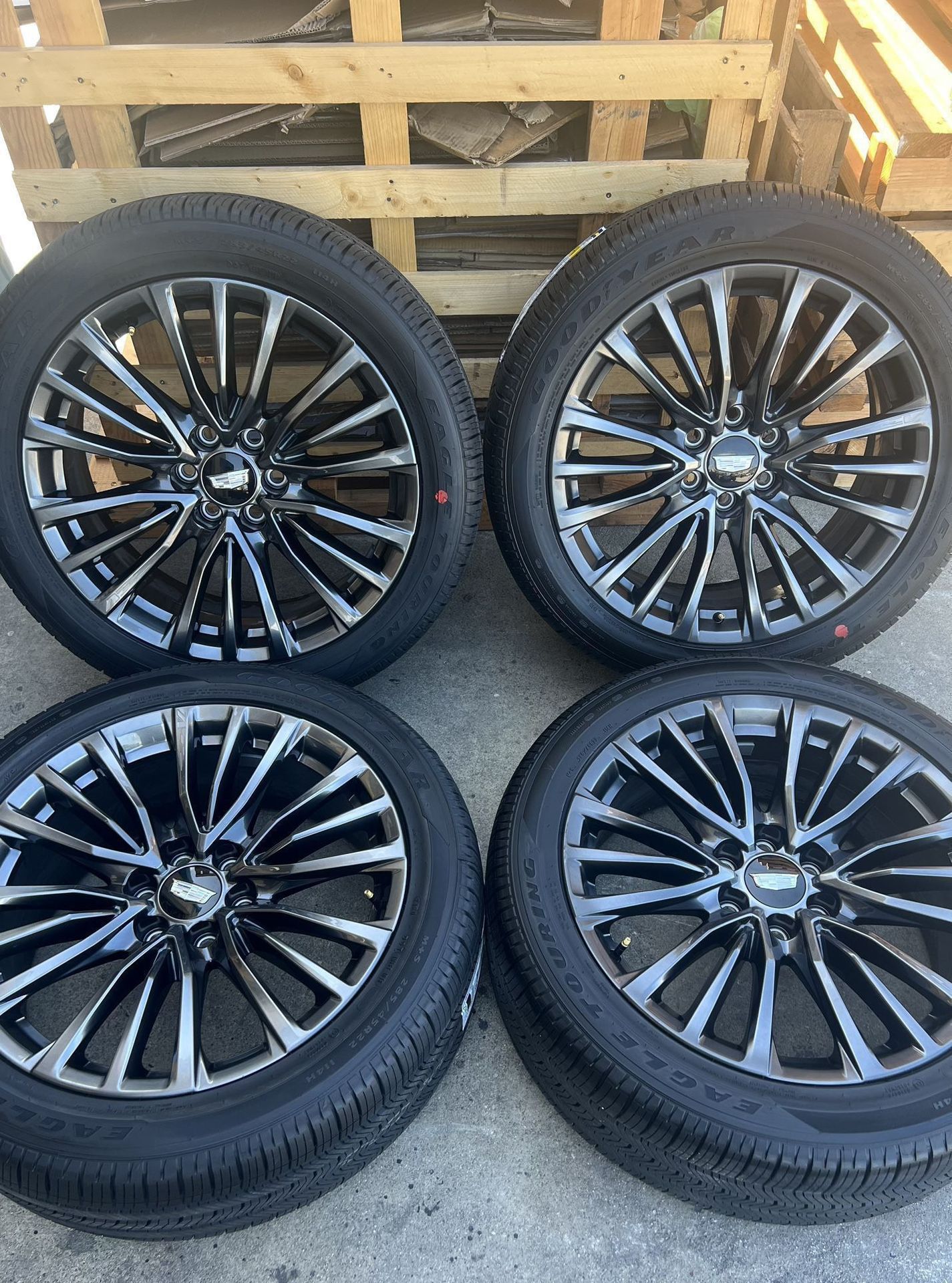 22” Cadillac Escalade V Wheels Rims Tires Factory OEM Stock Original