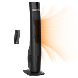 Lasko 32" Ceramic Tower Space Heater with Timer and Remote, CT32791

