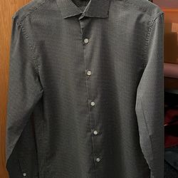 Kenneth Cole Reaction Men’s Slim Fit Dress Shirt (Medium)