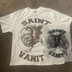 Saint Vanity T-shirt Brown Logo