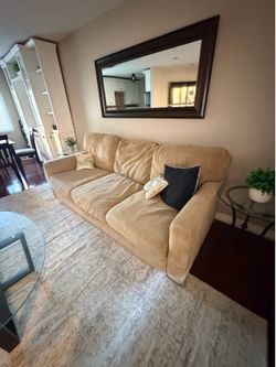 Beige couch