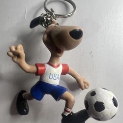 Vintage World Cup 94 Striker Mascot KeyChain