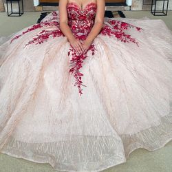 Quinceñera Gown And Crown