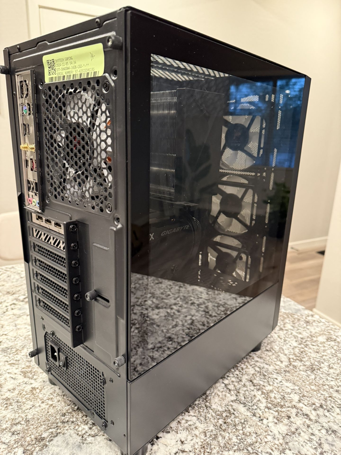 Skytech Gaming - SHADOW4 Gaming Desktop PC - AMD Ryzen 5 7600 - 16GB Memory - NVIDIA 4060 - 500GB NVMe SSD - Black