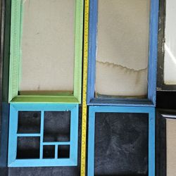 Assorted Frames And Art Work Wood Frames Paintable Frames Arts And Crafts