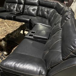 Leather Couch Set