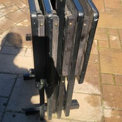 Black Tray Tables With Stand