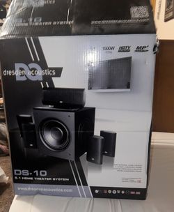 Dresden Acoustics Speakers Home Theater System
