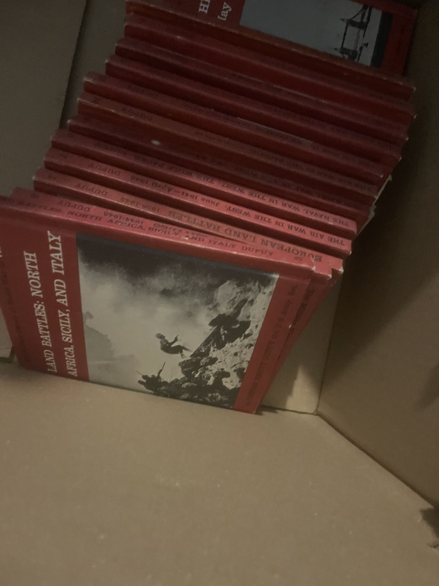 The Military History of World War II," an 18-volume set written by Trevor Nevitt Dupuy and published by Franklin Wat