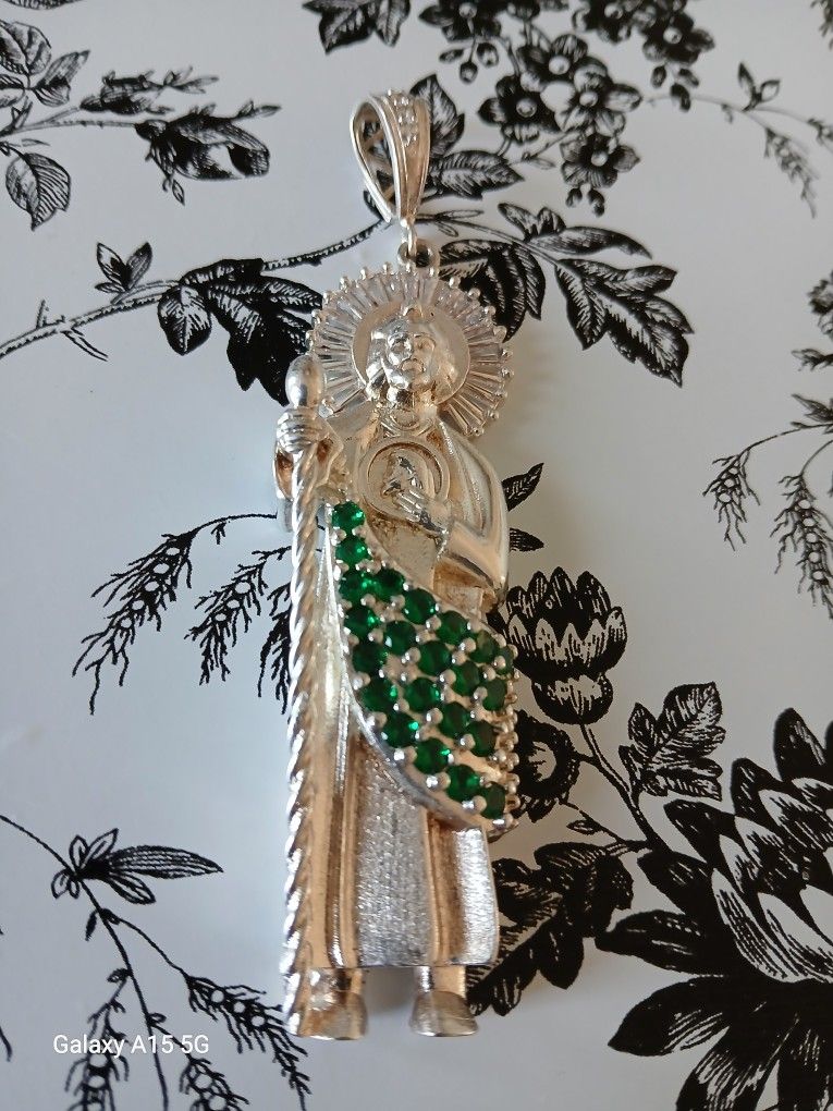 St Juditas Pendent Silver