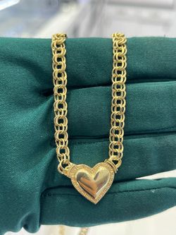 🔥10K CHINO LINK HEART NECKLACE